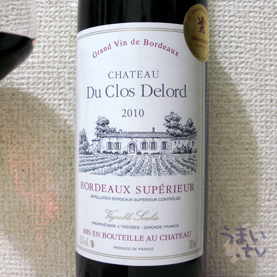 Château Du Clos Delord 2010