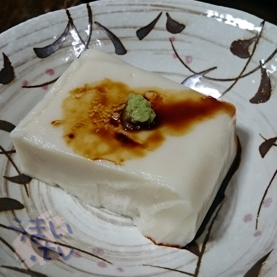 豆乳の生胡麻豆腐