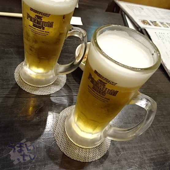奈良　地場料理とおいしいお酒 KURA　生ビール